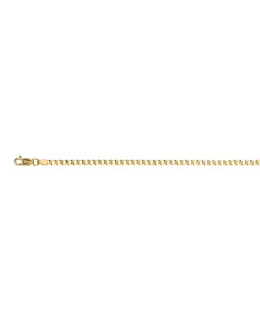 9CT Y/G FLAT CURB 3.30mm/55cm